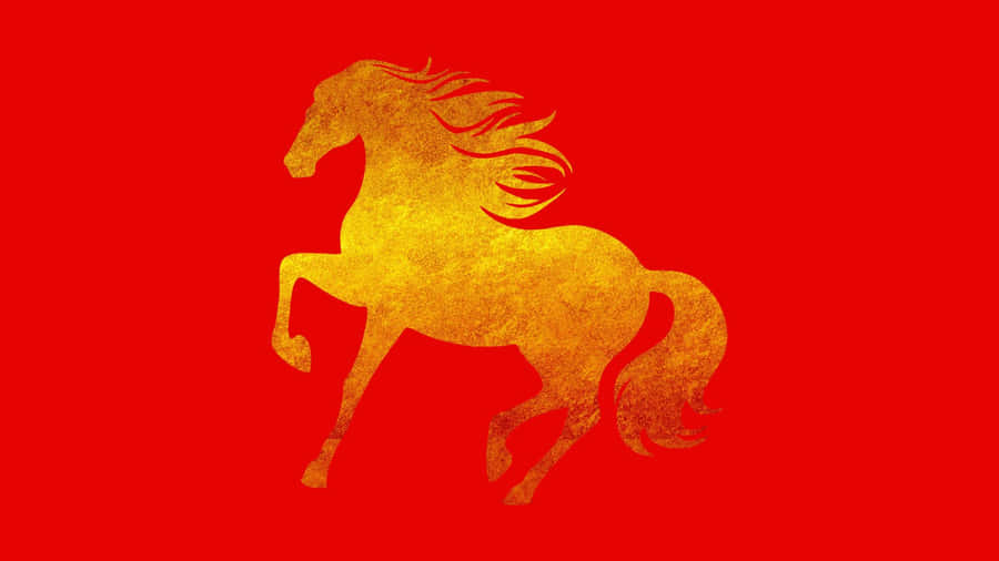Year Of The Horse Symbol Wallpaper