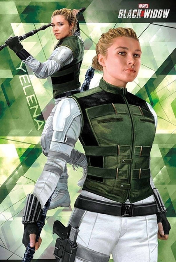 Yelena Belova Green Movie Poster Wallpaper