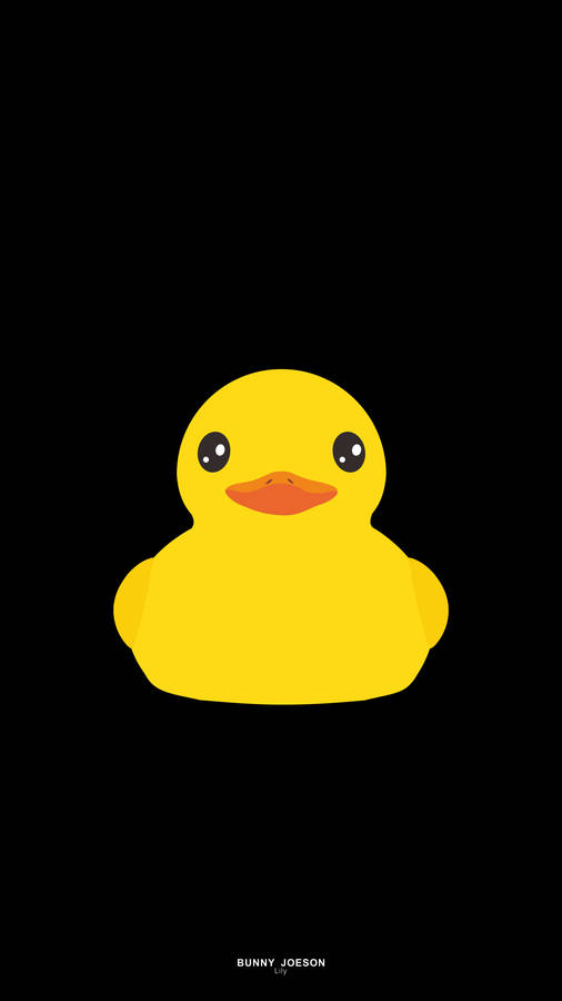 Yellow Baby Duck Wallpaper