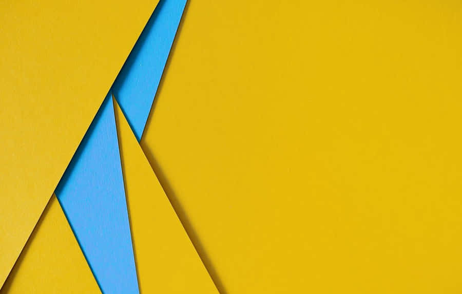 Yellow Geometric Abstract Wallpaper Wallpaper