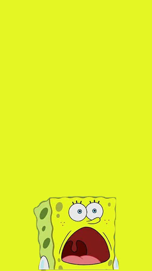 Yellow Spongebob Cute Matching Best Friend Home Screen Idea Wallpaper