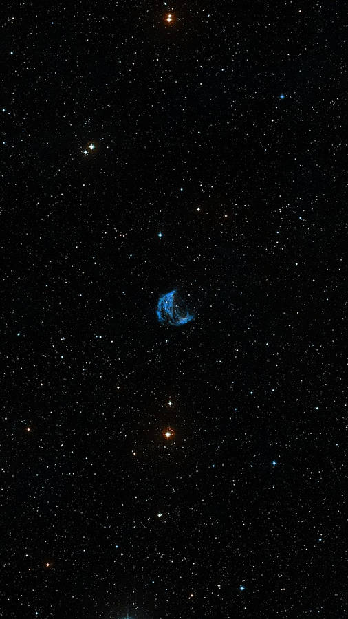 Yellow Star In Space Wallpaper