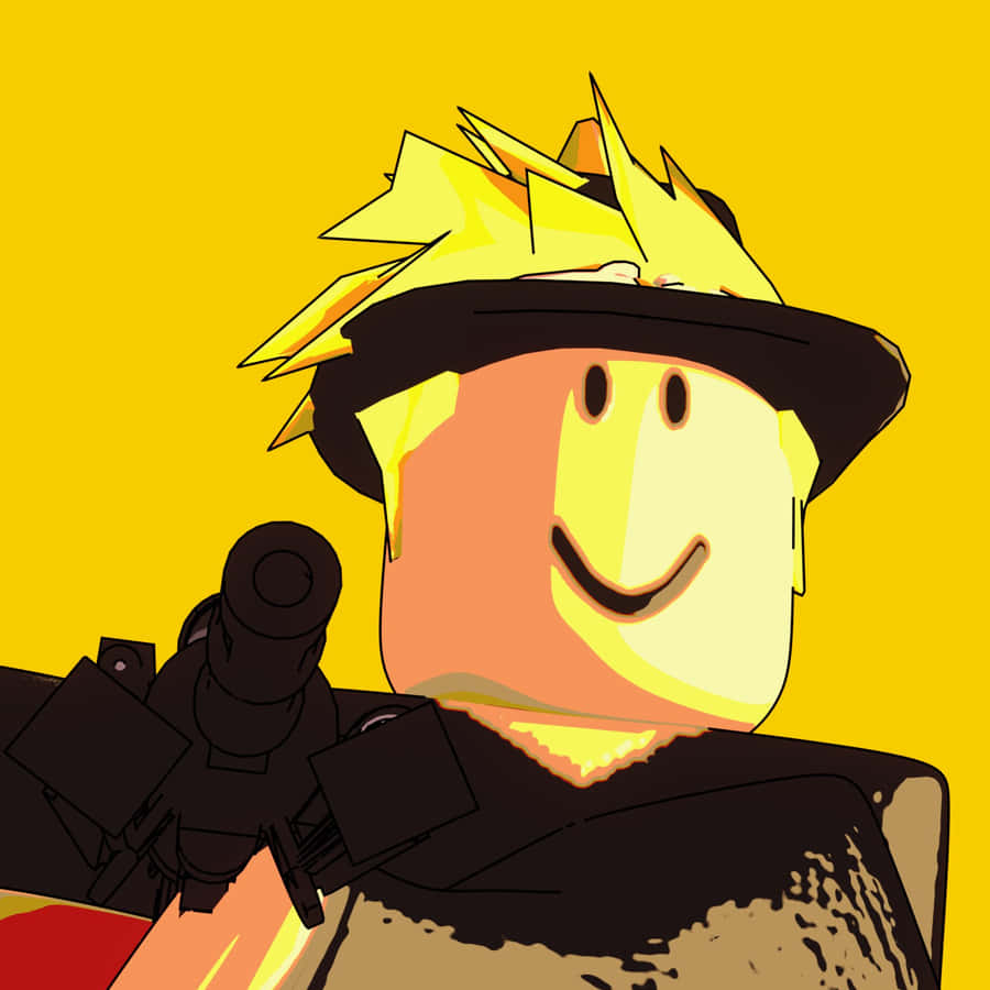 Yellow Themed Roblox Pfp Wallpaper