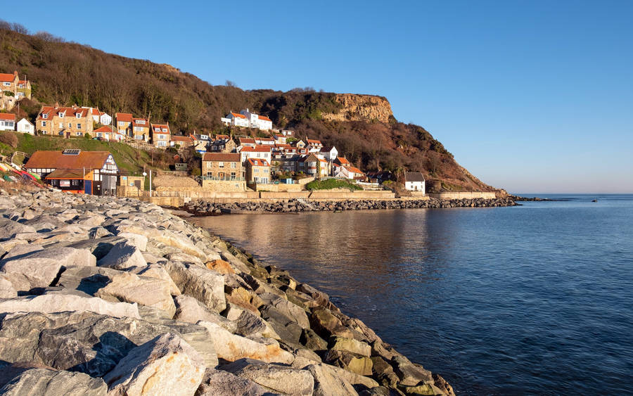 Yorkshire Runswick Bay Wallpaper