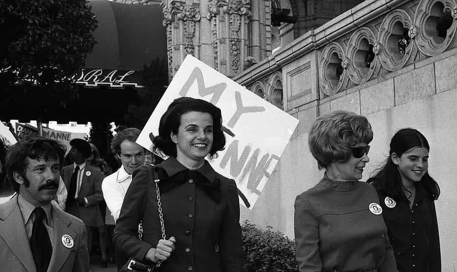 Young Activist Dianne Feinstein Wallpaper