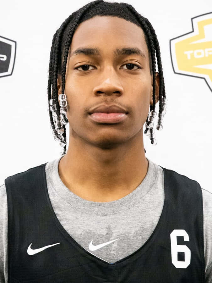 Young Athlete Portrait Number6 Wallpaper