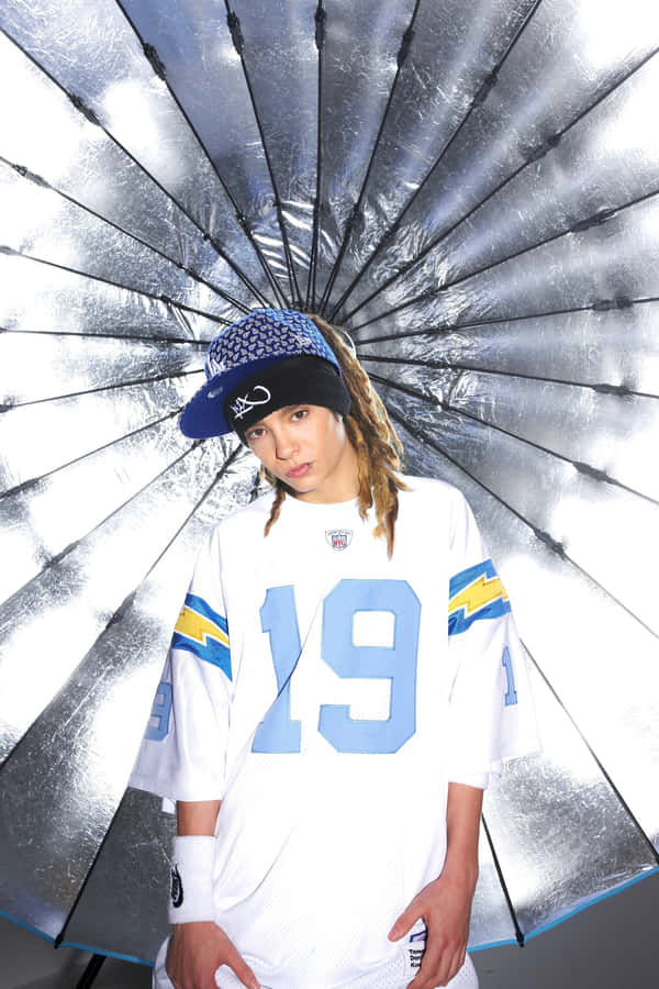 Youthin Sports Jerseywith Silver Background Wallpaper