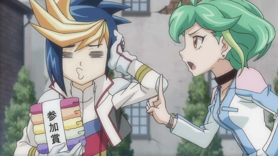 Yu-gi-oh! Yugo Riding The Clear Wing Synchro Dragon Wallpaper