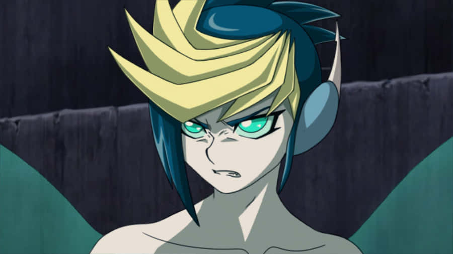 Yu-gi-oh Yugo - Vibrant Duelist In Action Wallpaper