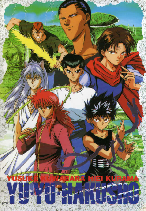 Yu_ Yu_ Hakusho_ Group_ Poster Wallpaper