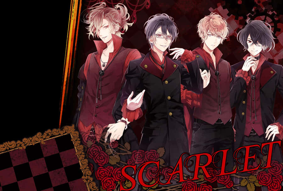 Yuma Mukami From Diabolik Lovers In A Dark Surrealistic Setting. Wallpaper