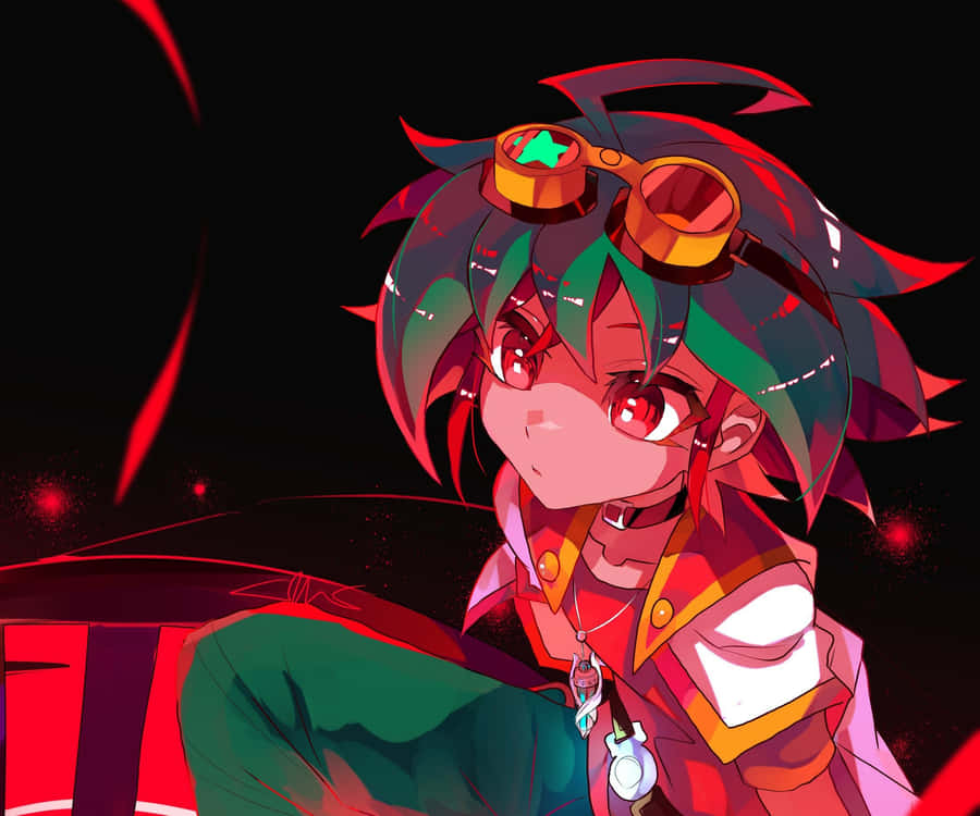 Yuya Sakaki, Entertainer Duelist In Action Wallpaper