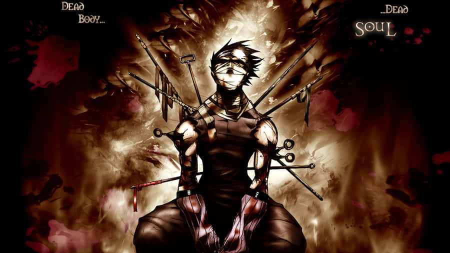 Zabuza Momochi In An Intense Battle Stance Wallpaper