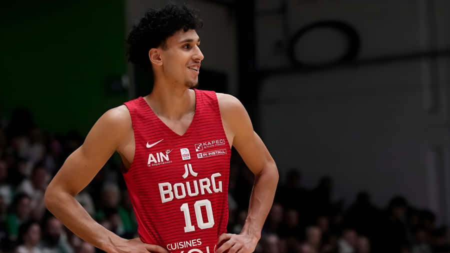 Zaccharie Risacher Basketball Profile Wallpaper