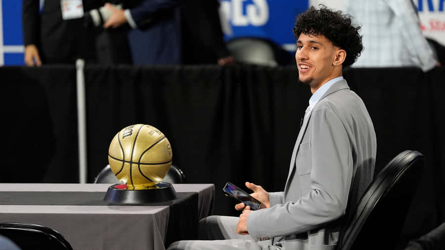 Zaccharie Risacher Draft Moment Wallpaper