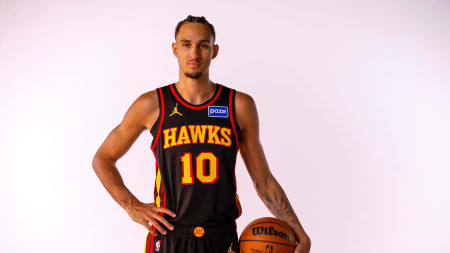 Zaccharie Risacher Hawks Profile Wallpaper