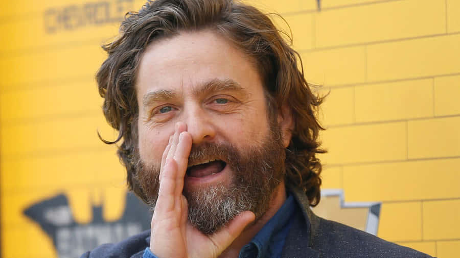 Zach Galifianakis - American Actor Comedian And Producer Wallpaper