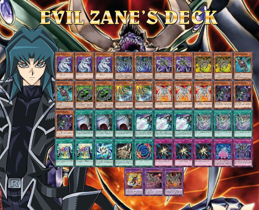 Zane Truesdale Smirking In His Iconic Duelist Attire Wallpaper