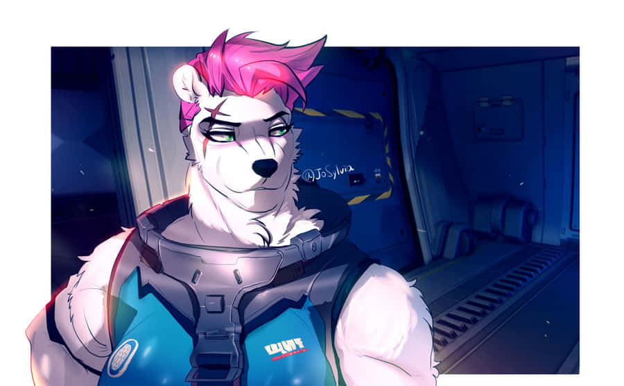 Zarya Using Her Particle Cannon In Overwatch Wallpaper