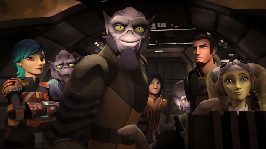 Zeb Orrelios, A Youthful And Assertive Intergalactic Soldier.