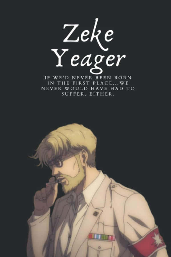 Zeke Yeager, A Freedom Fighter In The Anime Attack On Titan Wallpaper