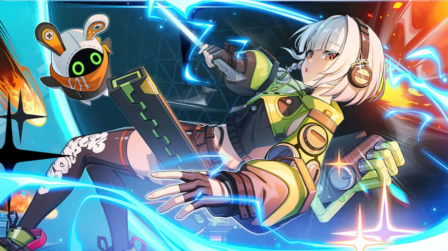 Zenless Zone Zero Action Scene Wallpaper