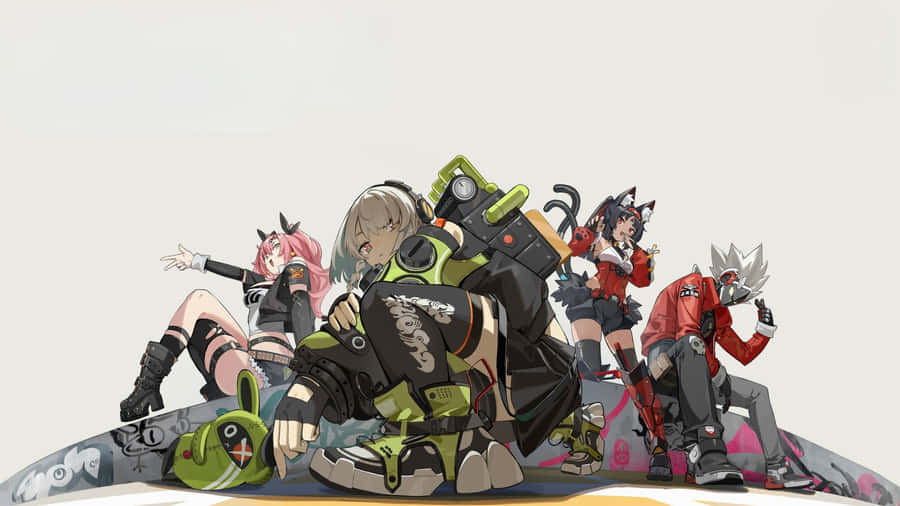 Zenless Zone Zero Character Lineup Wallpaper