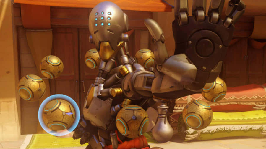 Zenyatta Overwatch Robot Wallpaper
