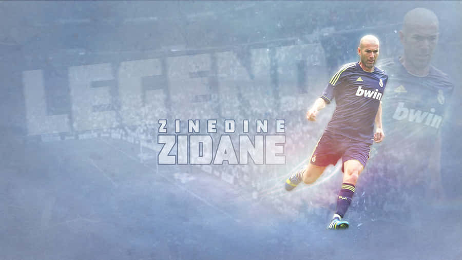 Zinedine Zidane, Legendary Football Maestro Wallpaper