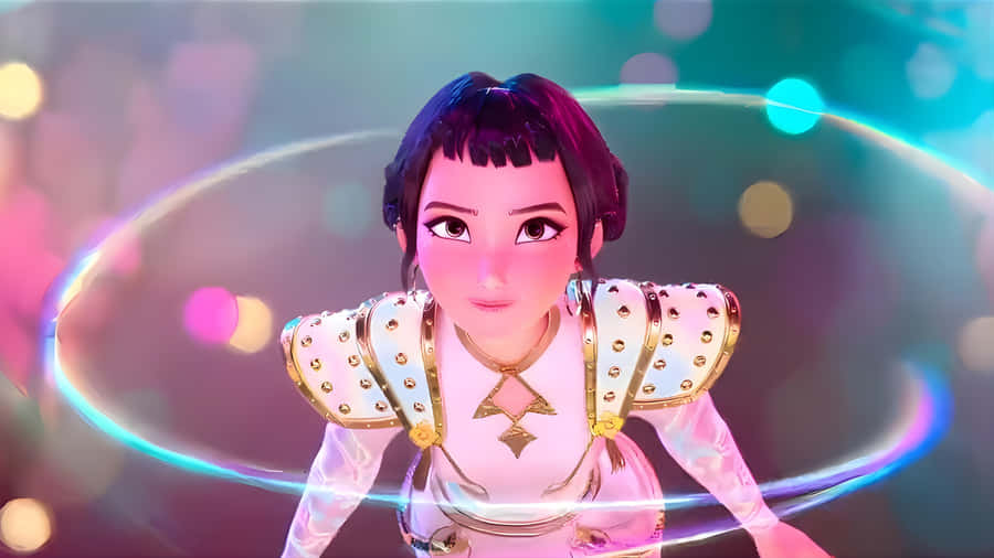 Zoey Kpop Demon Hunters Character Wallpaper