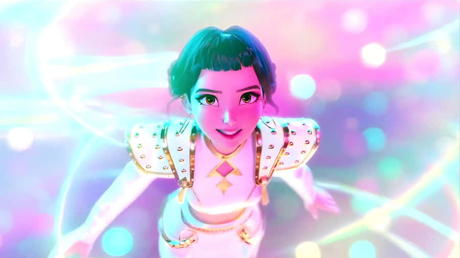 Zoey Kpop Demon Hunters Character Wallpaper