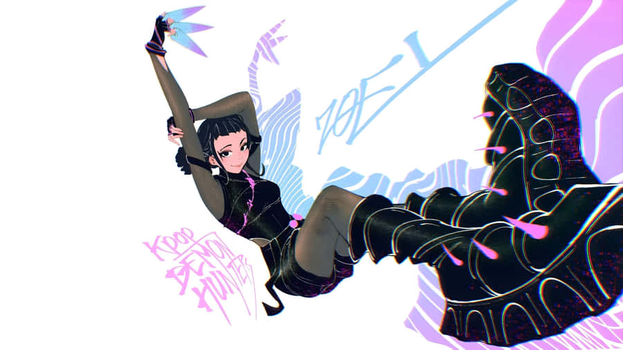 Zoey Kpop Demon Hunters Wallpaper