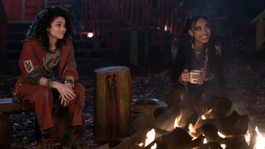 Zombies 4 Campfire Conversation Wallpaper