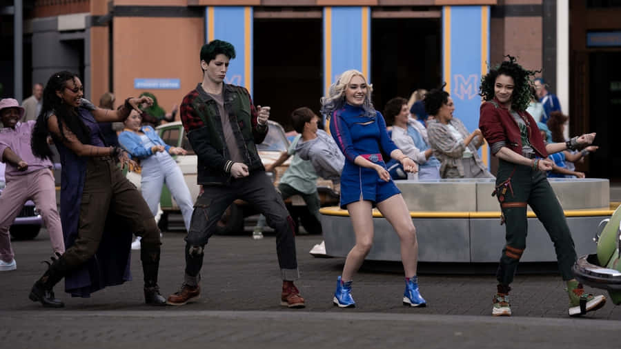 Zombies 4 Dance Scene Wallpaper