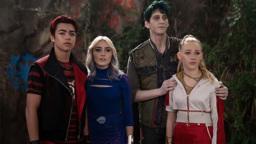 Zombies 4 Main Characters Wallpaper