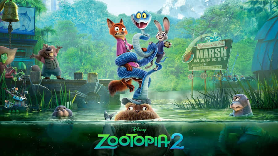 Zootopia 2 Official Poster Wallpaper