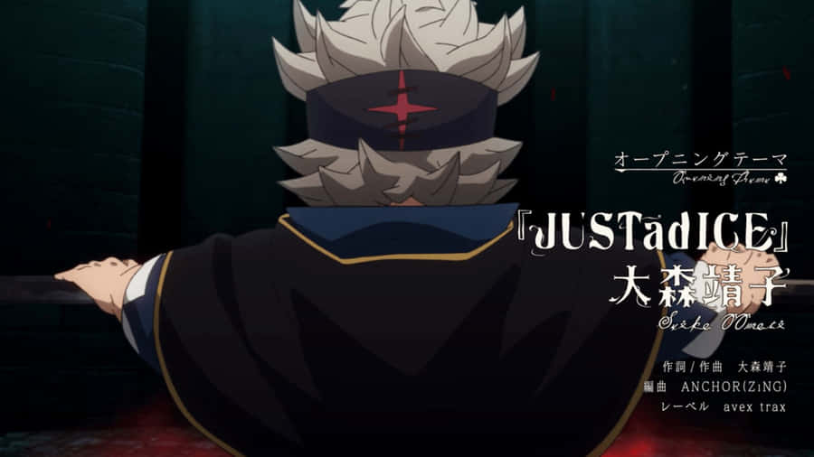 Zora Ideale Posing With His Trap Magic - A Fearless Black Clover Character Wallpaper