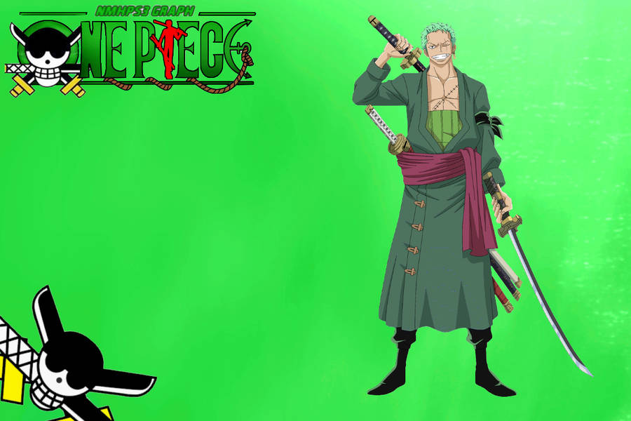 Zoro, The Unstoppable Swordsman Wallpaper