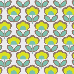 1. Feel The Vibes Of The 70s Retro Flower Power Wallpaper