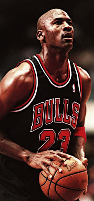 1. Michael Jordan Swish On His Iphone Wallpaper