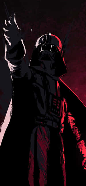 1170x2532 Darth Vader Silhouette Wallpaper