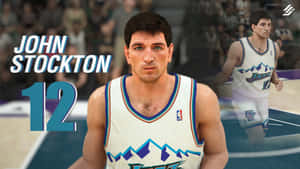 #12 John Stockton Pointguard Wallpaper