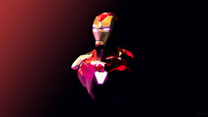 1366 X 768 Marvel Ironman Bust Wallpaper