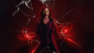 1366 X 768 Marvel Scarlet Witch Wallpaper