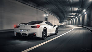 1366x768 Ferrari Hd 458 Underground Wallpaper