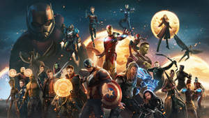 1920 X 1080 Avengers Assembled Wallpaper