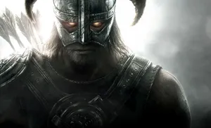 1920 X 1080 Skyrim Viking Warrior Wallpaper