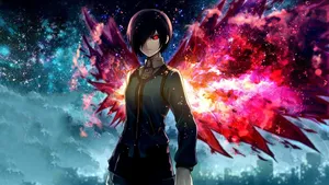 1920x1080 Anime Touka Kirishima Fantasy Wallpaper
