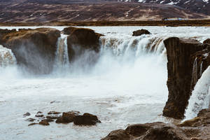 1920x1080 Hd Nature Godafoss Waterfall Wallpaper