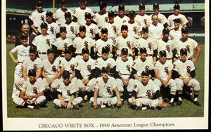 1959 Chicago White Sox Team Photo Wallpaper